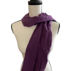 Purple 100% Cashmere Scarf